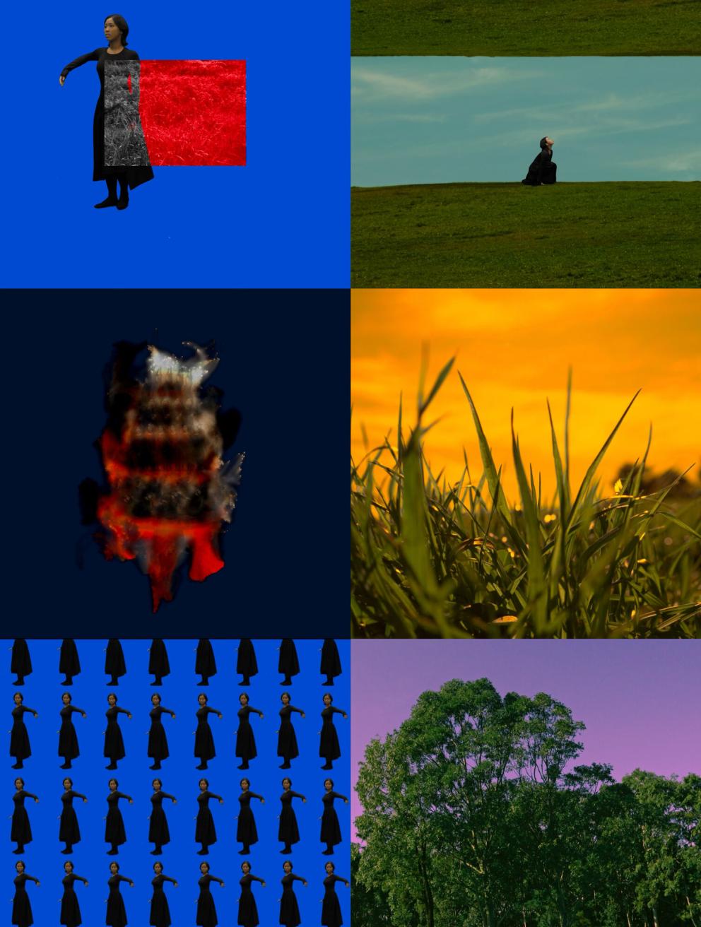 'Stills from the work', 2025. Video art