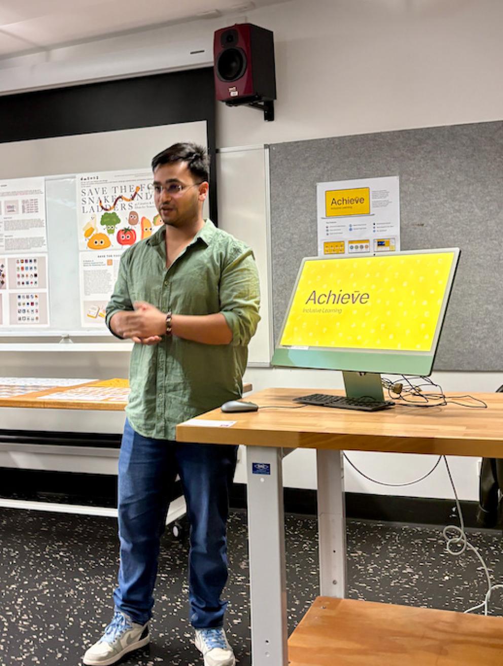 'Achieve – Inclusive Learning Platform', 2025. UX/UI design, digital video presentation