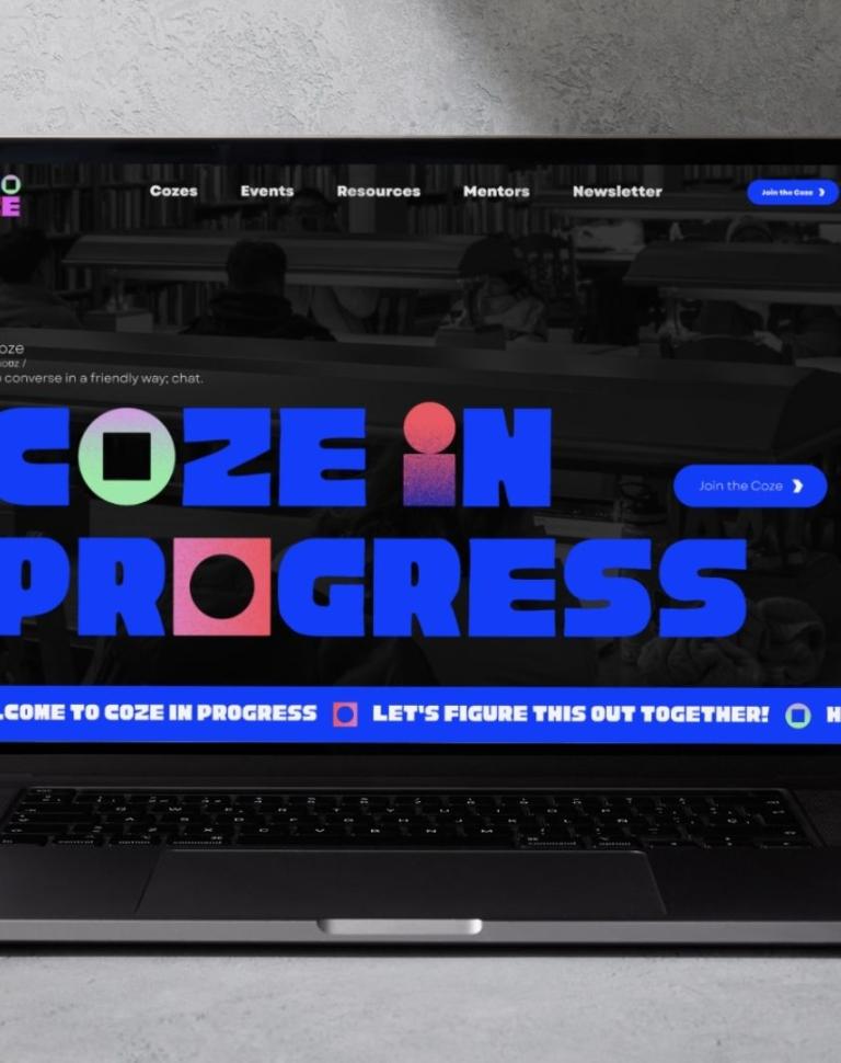 'Coze in Progress | Home Page', 2025. Product design
