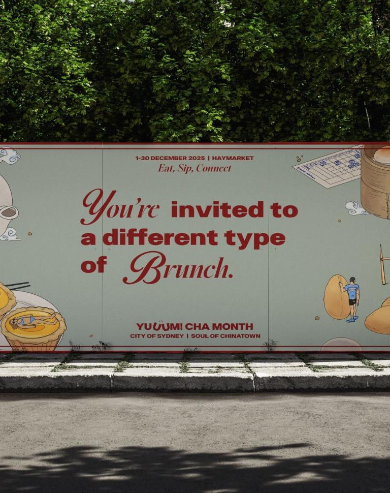'Yuuum! Cha Month', 2025. Brand strategy, identity and illustration
