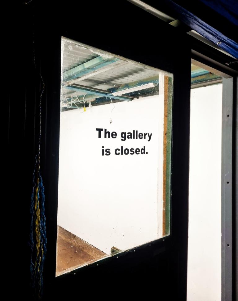 'During the Exhibition the Gallery Will Be Closed', 2025. Installation view