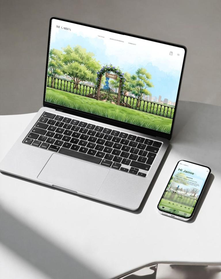 'The Garden', 2025. Website