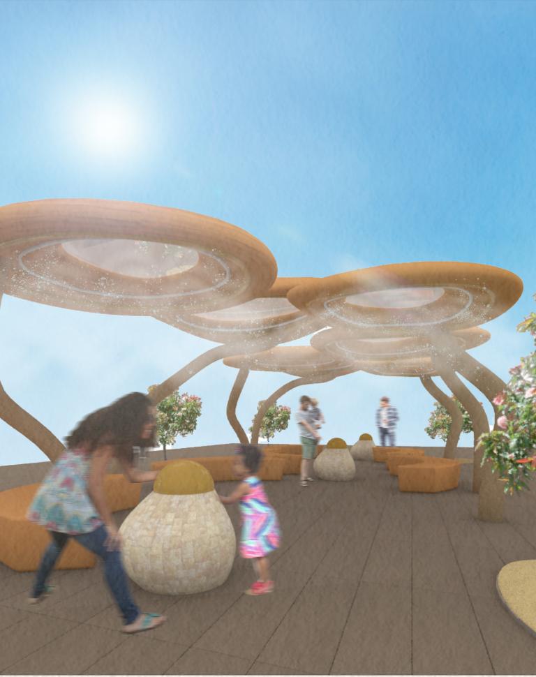 'The Melting Project Social Activation', 2025. Digital render