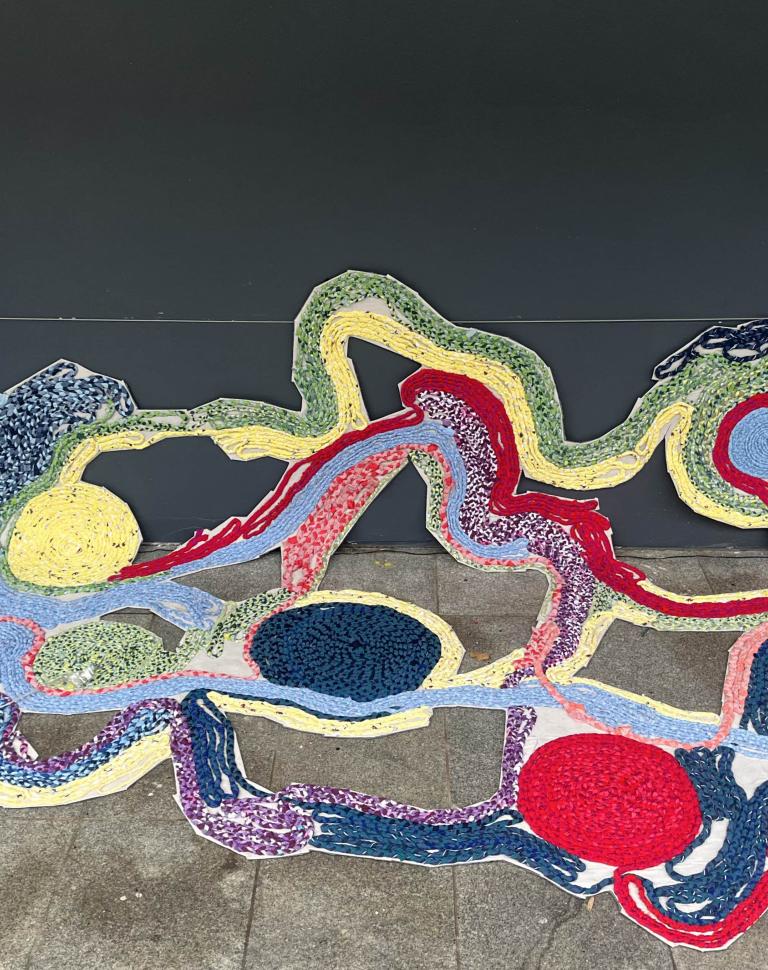'Organ', 2025. Textile and sound