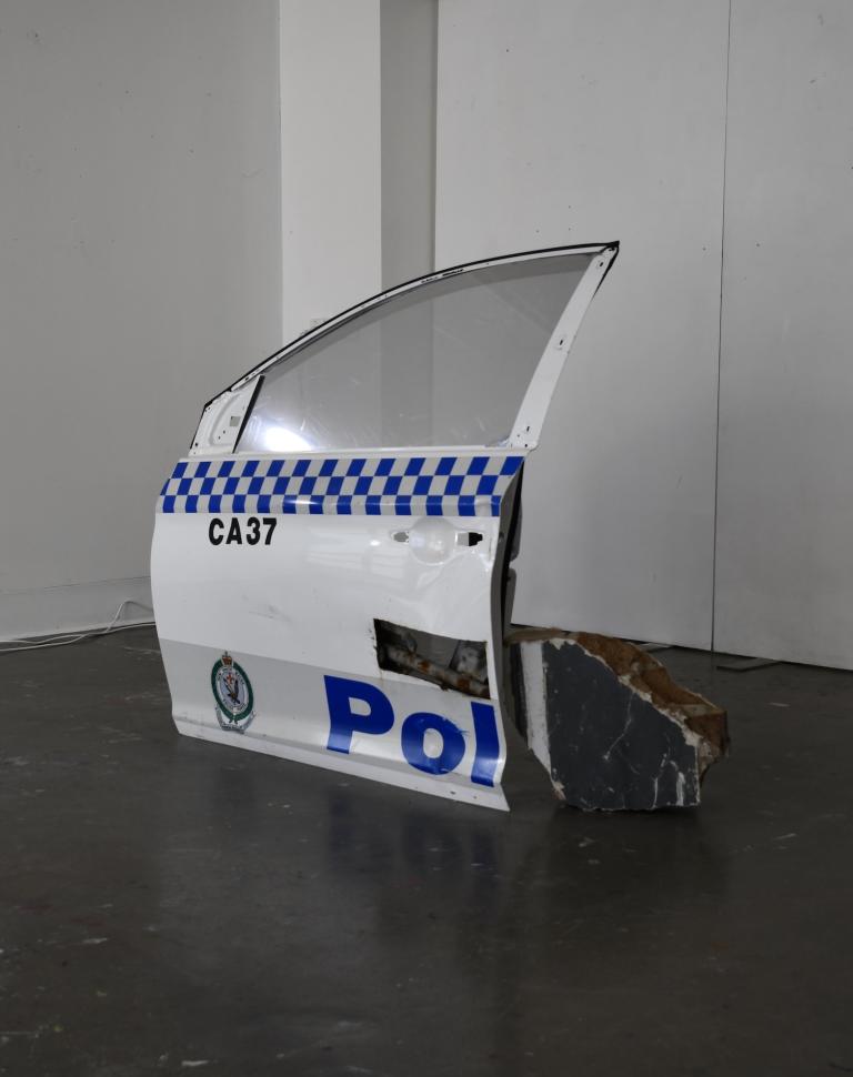 'High beams', 2025. Sculpture